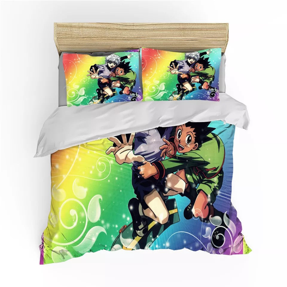 Hunter X Hunter Duvet Cover Quilt Cover Pillowcase Bedding Set Bed Linen Home Bedroom Decor