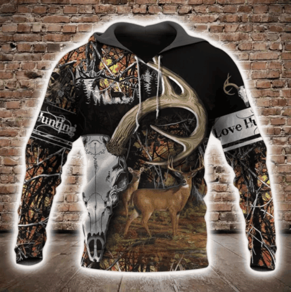 Hunteraholic 3D All Over Print Hoodie & Zip Hoodie