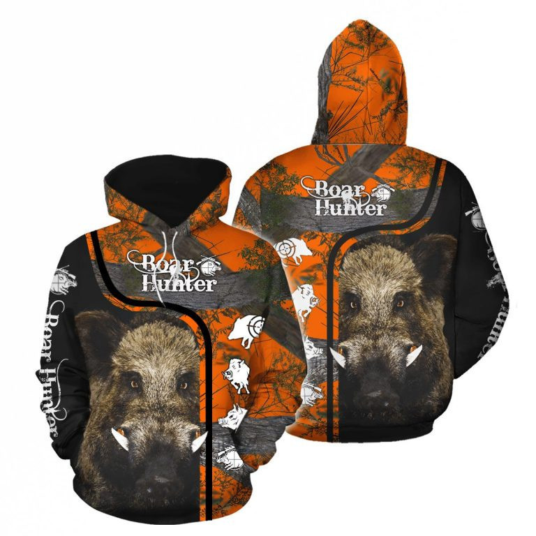 Hunteraholic 3D All Over Print Hoodie & Zip Hoodie
