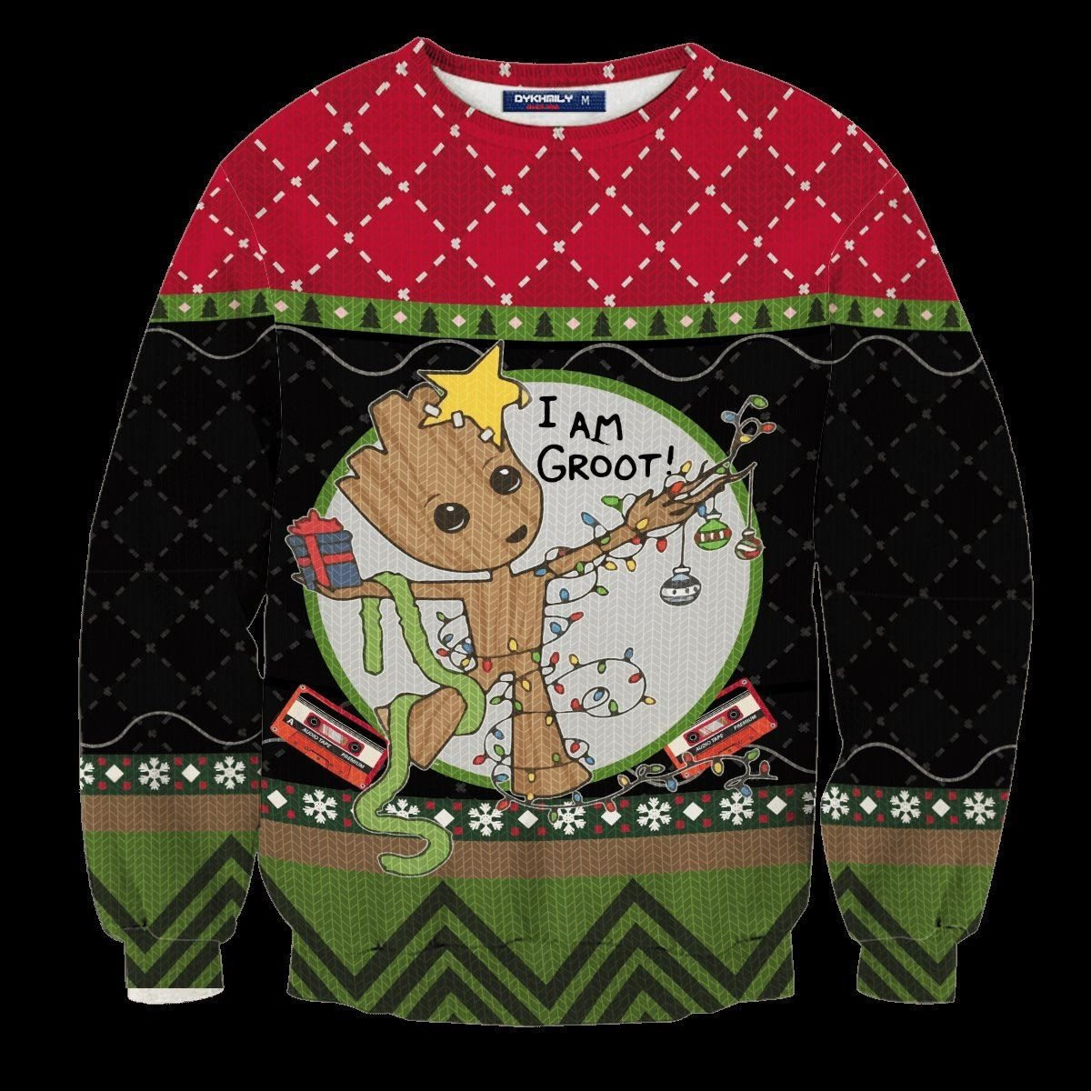 I Am Groot Ugly Christmas Sweater Perfect Holiday Gift