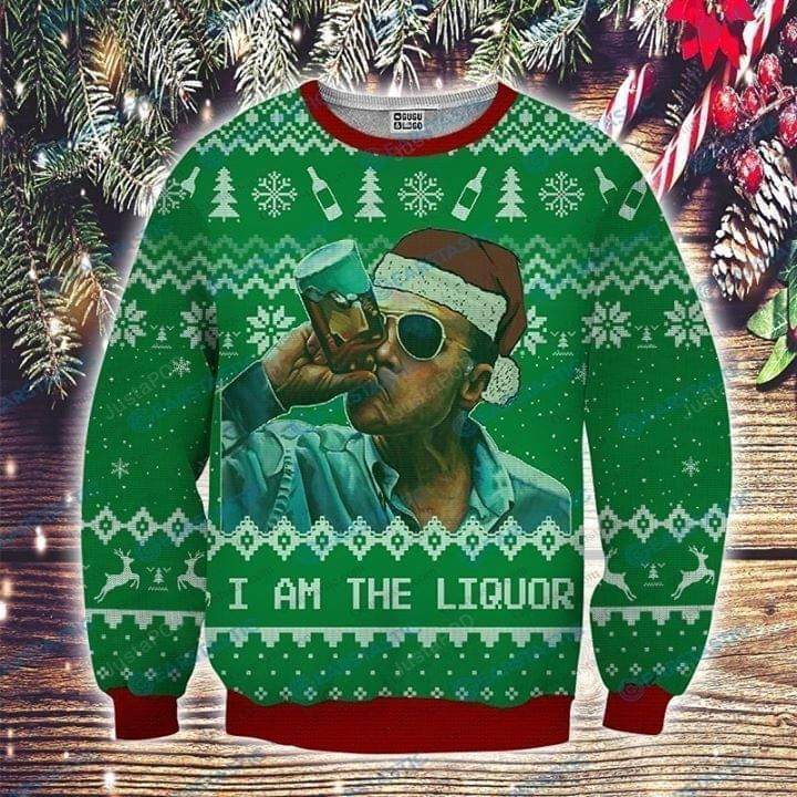 I Am The Liquor O Ama Ugly Christmas Sweater, Perfect Holiday Gift