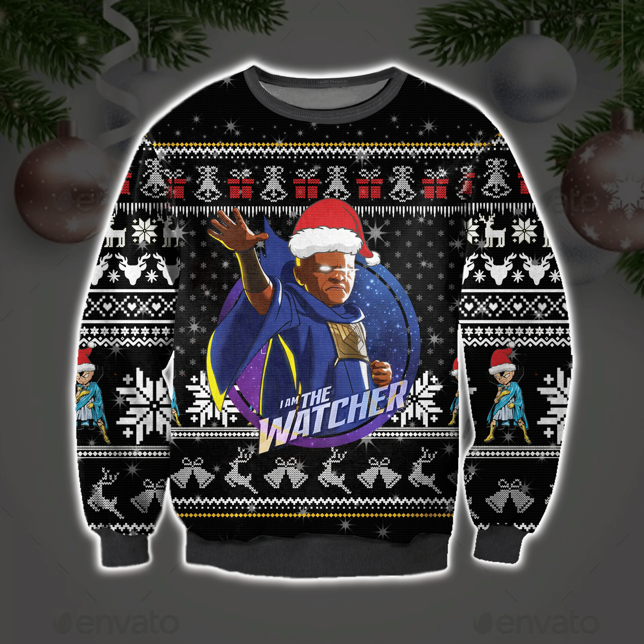 I Am The Watcher Ugly Christmas Sweater