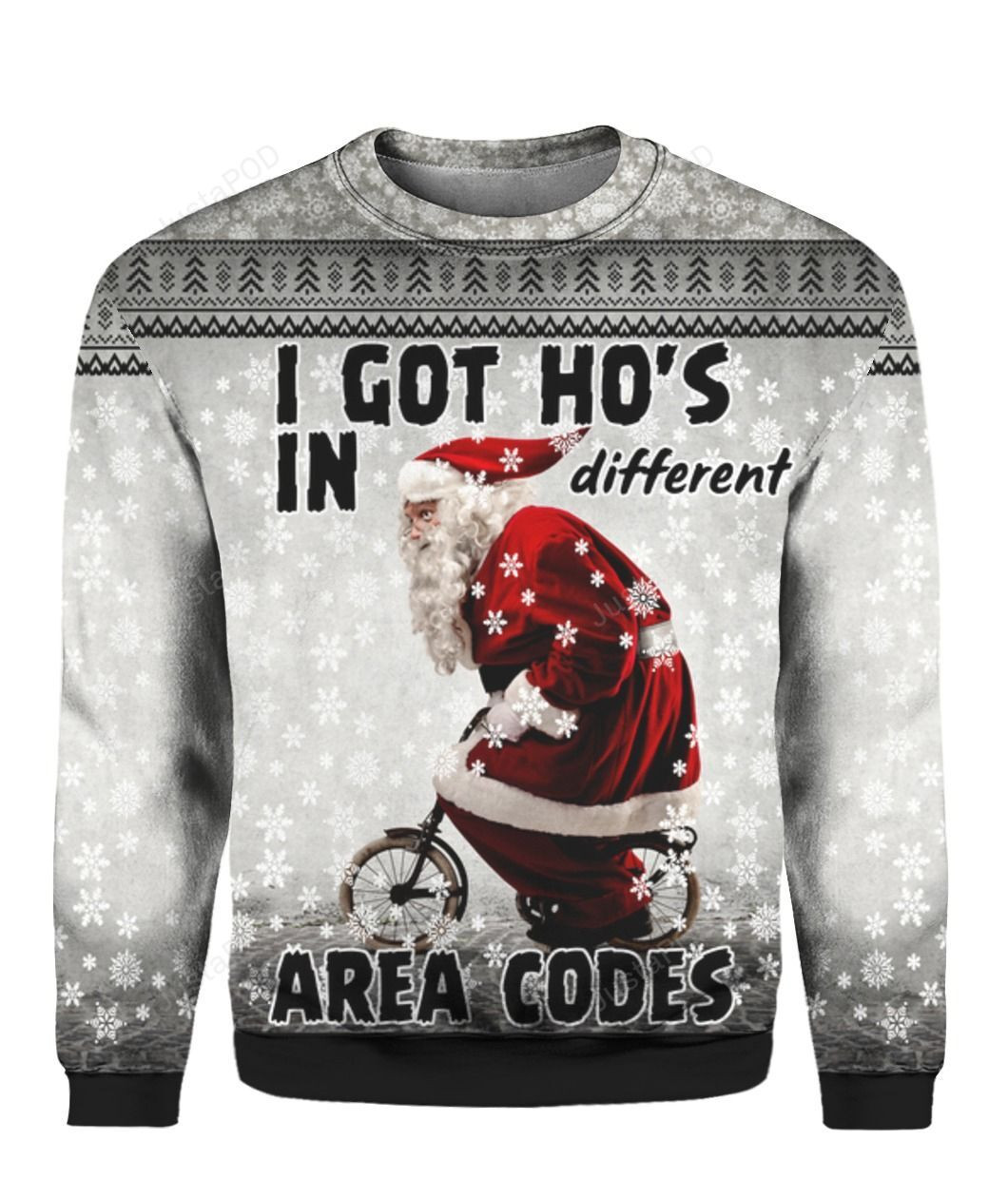 I Got Ho?S In Different Area Codes Ugly Christmas Sweater, Perfect Holiday Gift