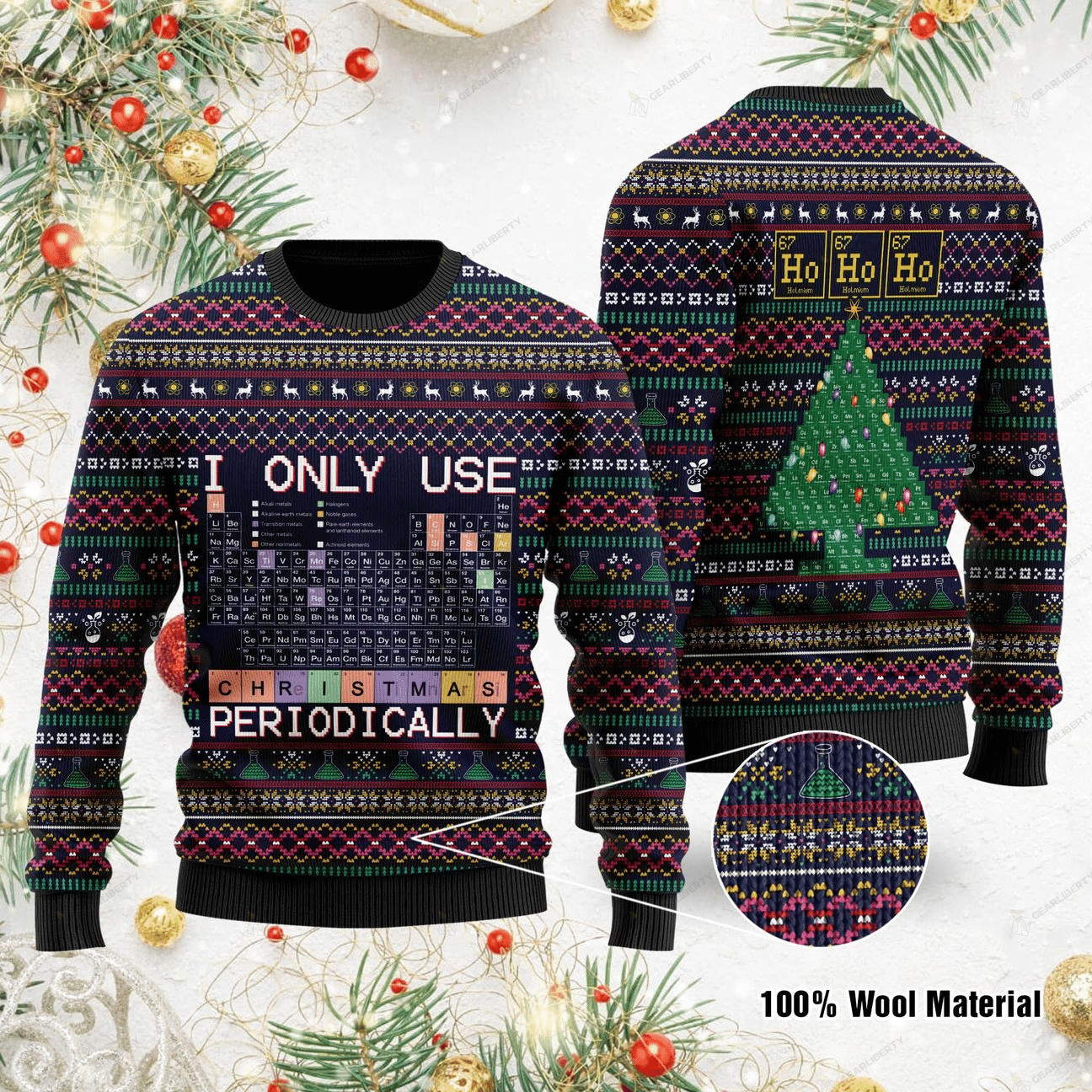 I Only Use Xmas Periodically Ugly Christmas Sweater, Perfect Holiday Gift