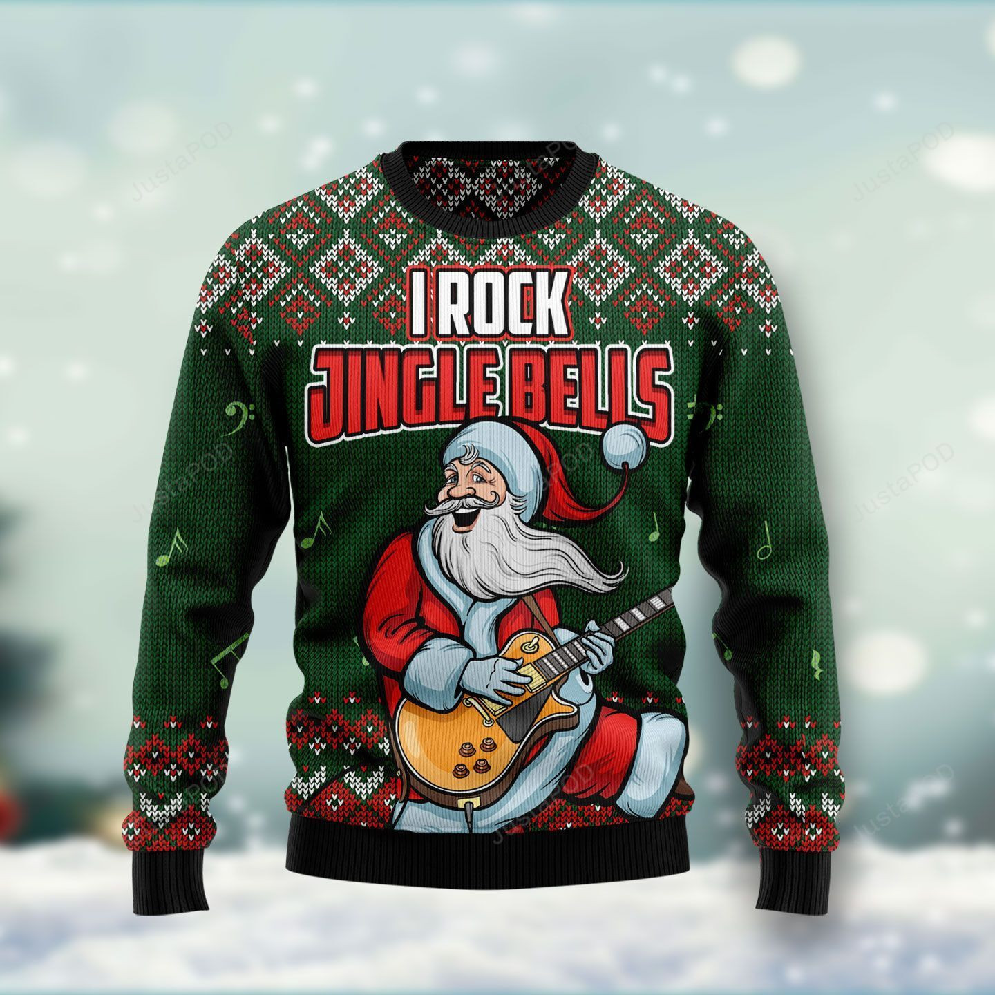 I Rock Jingle Bells Ugly Christmas Sweater, Perfect Holiday Gift