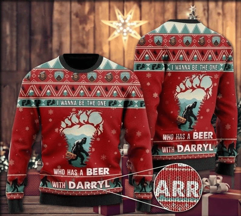 I Wanna Be The One Who Has A Beer Ugly Christmas Sweater, Perfect Holiday Gift