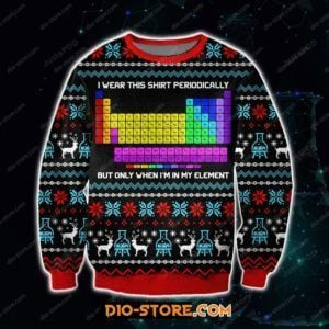 I Wear This Shirt Periodically Ugly Christmas Sweater, Perfect Holiday Gift