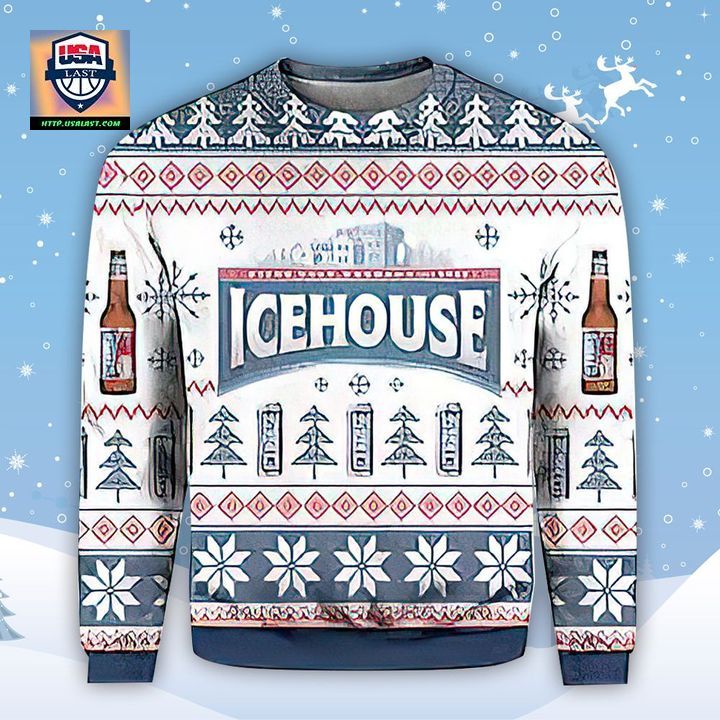 Icehouse Beer Ugly Christmas Sweater
