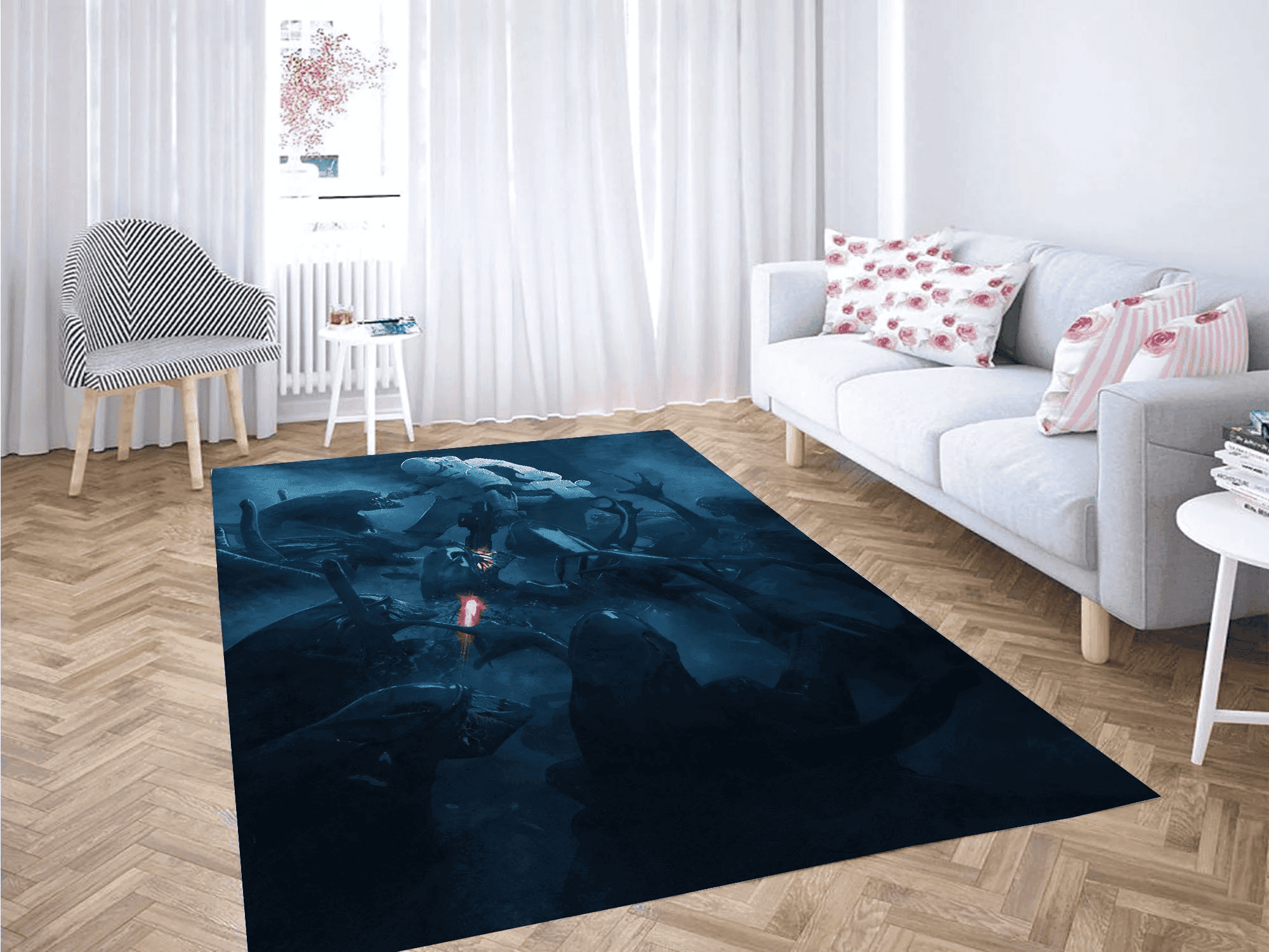 Illustration Star Wars 3D Rectangle Area Rug – Full Print Carpet For Living Room & Bedroom Home Decor