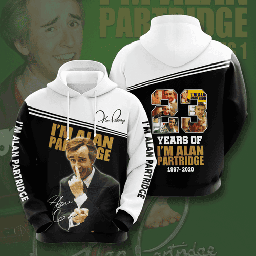 I'M Alan Partridge Movie Character Anniversary 23 Years 3D All Over Print Hoodie & Zip Hoodie