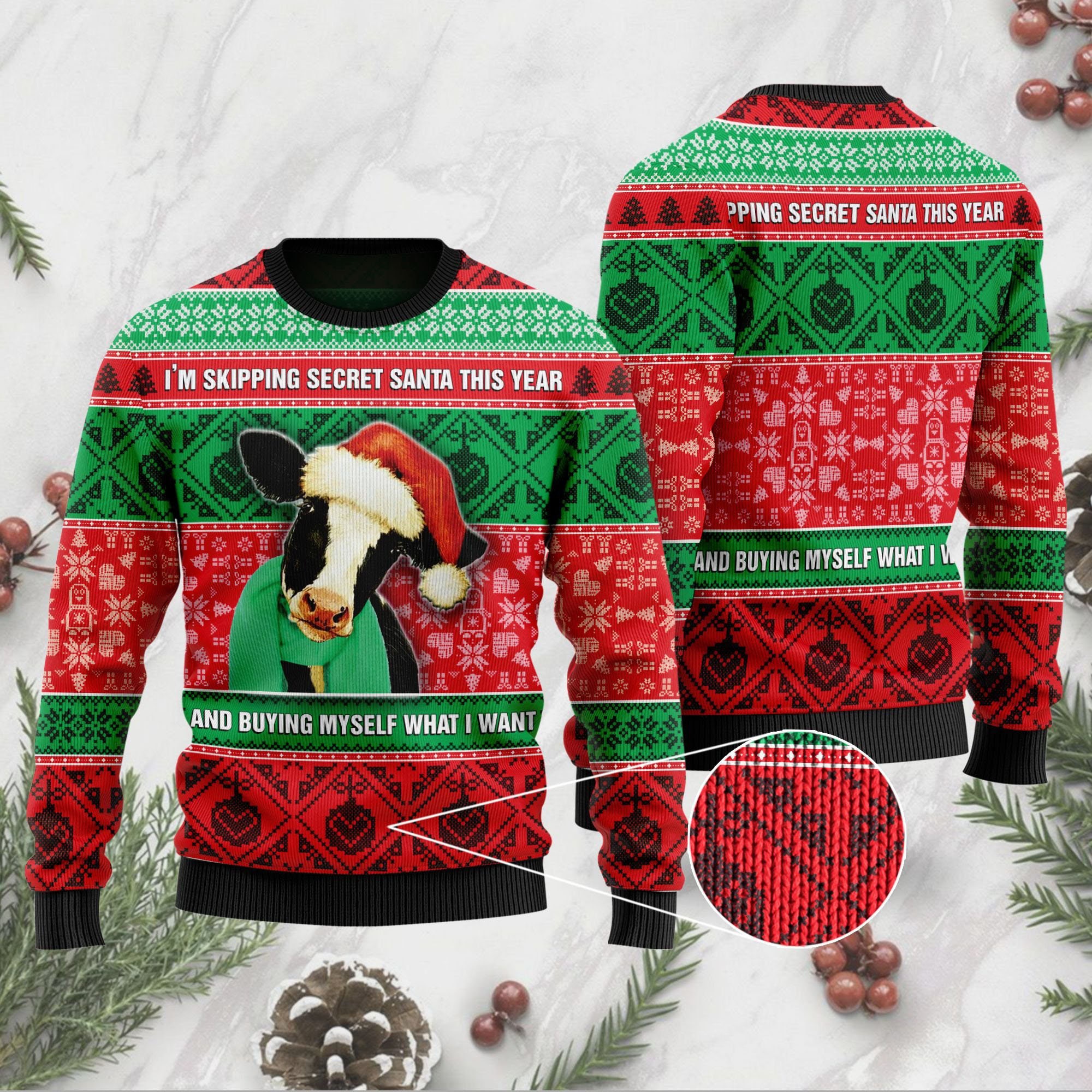 I'M Skipping Secret Santa This Year And Buying Ugly Christmas Sweater