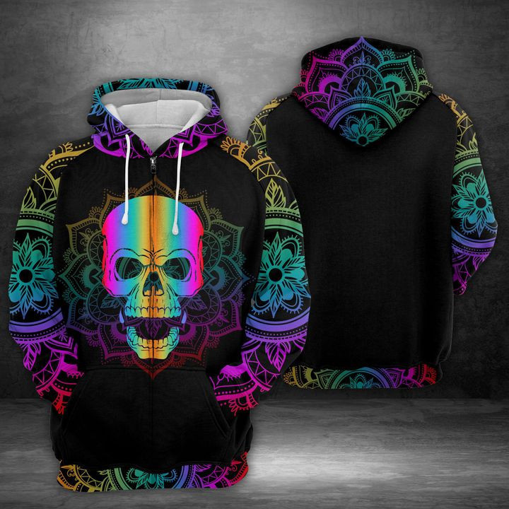 Impressive Skull 3D All Over Print Hoodie & Zip Hoodie