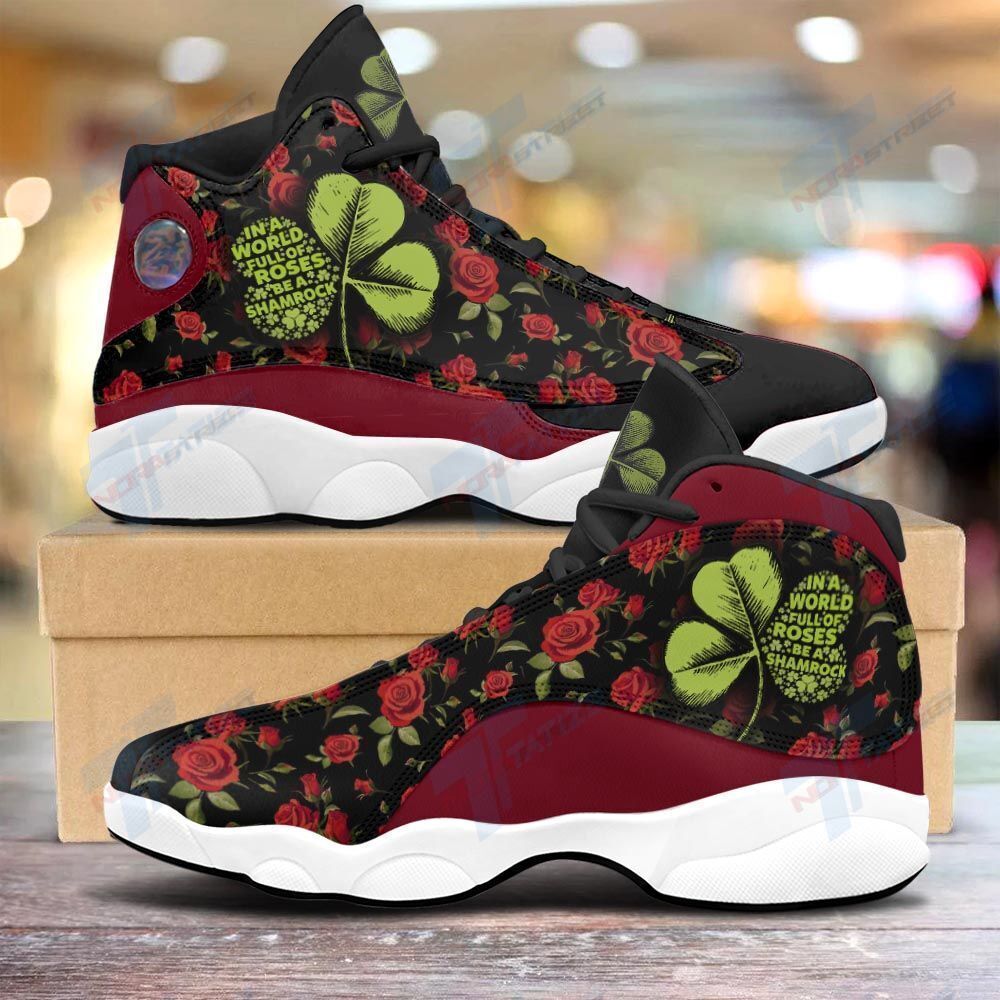In A World Full Of Roses Be A Shamrock JD13 Sneakers Shoes for Men & Women | Stylish Streetwear Shoes