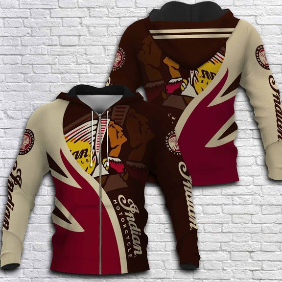 Indian Motorcycle 3D All Over Print Hoodie & Zip Hoodie