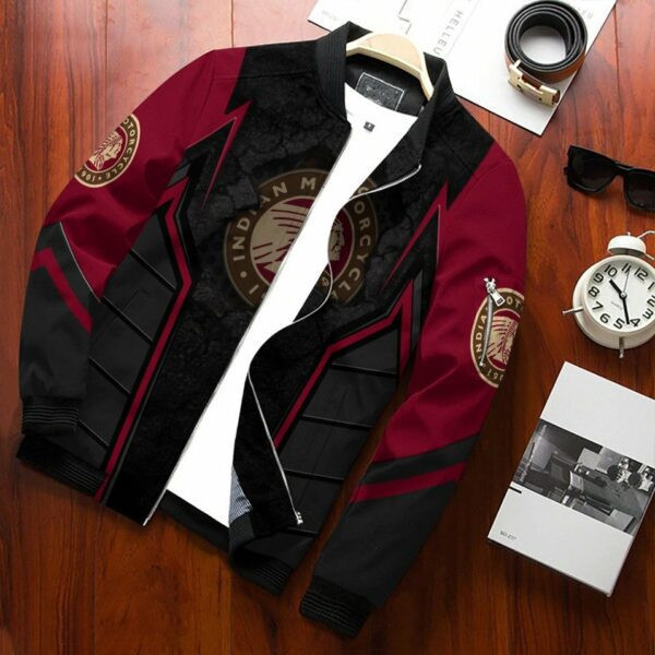 Indian Motorcycle Bomber Jacket | Streetwear Jacket for Men & Women | Fan Gift
