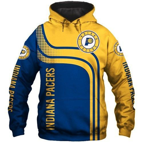 Indiana Pacers 3D All Over Print Hoodie & Zip Hoodie