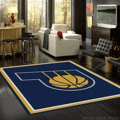 Indiana Pacers 3D Rectangle Area Rug – Full Print Carpet For Living Room & Bedroom Home Decor