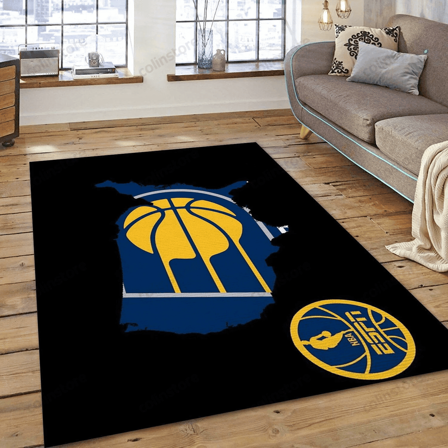 Indiana Pacers Gifts 3D Rectangle Area Rug – Full Print Carpet For Living Room & Bedroom Home Decor