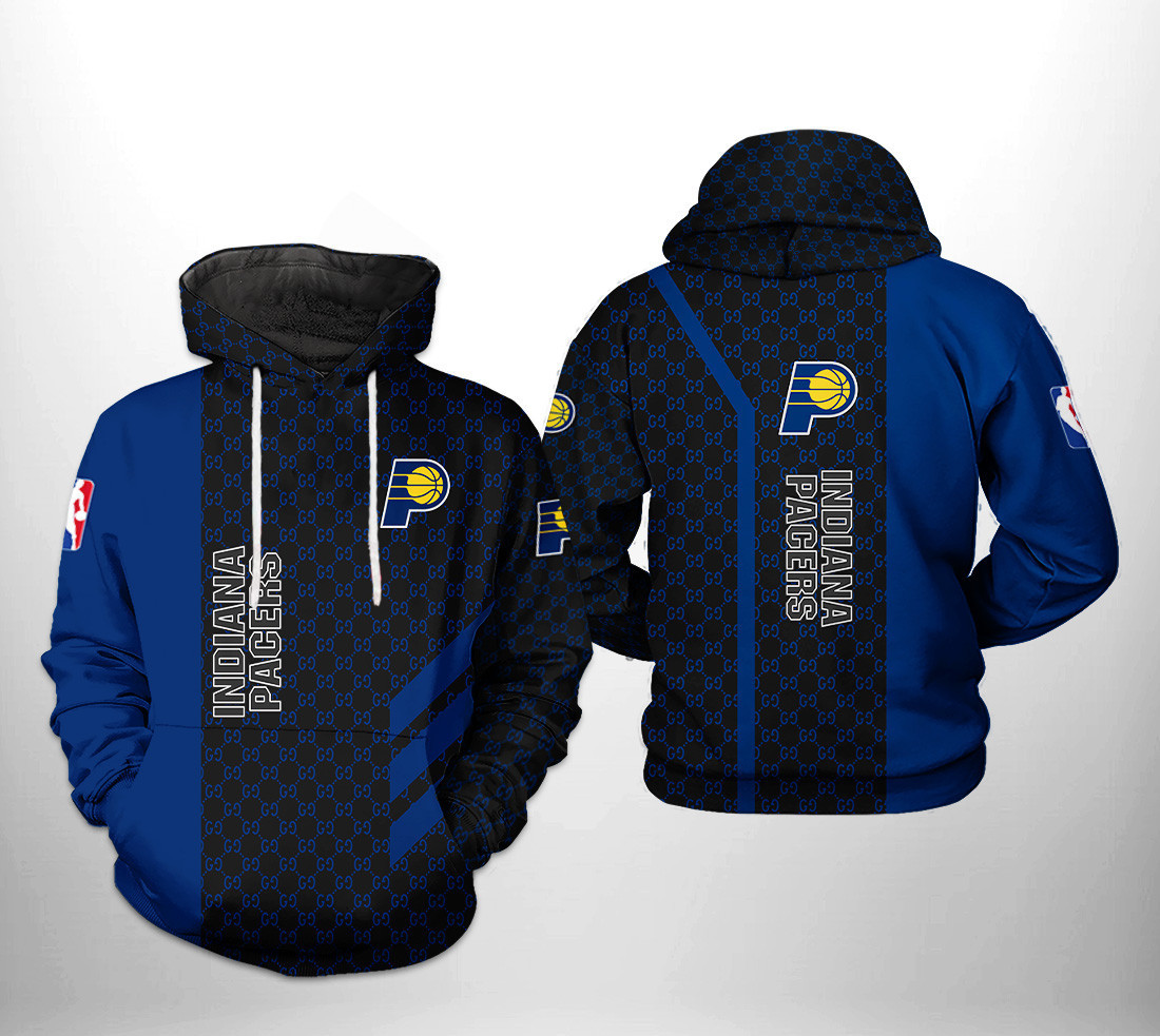 Indiana Pacers NBA 3D All Over Print Hoodie & Zip Hoodie