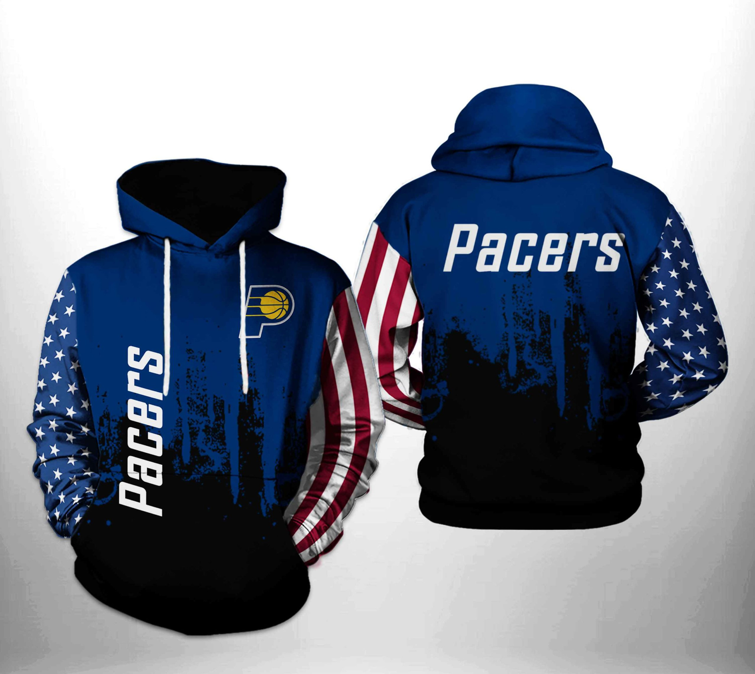 Indiana Pacers NBA Team US 3D All Over Print Hoodie & Zip Hoodie