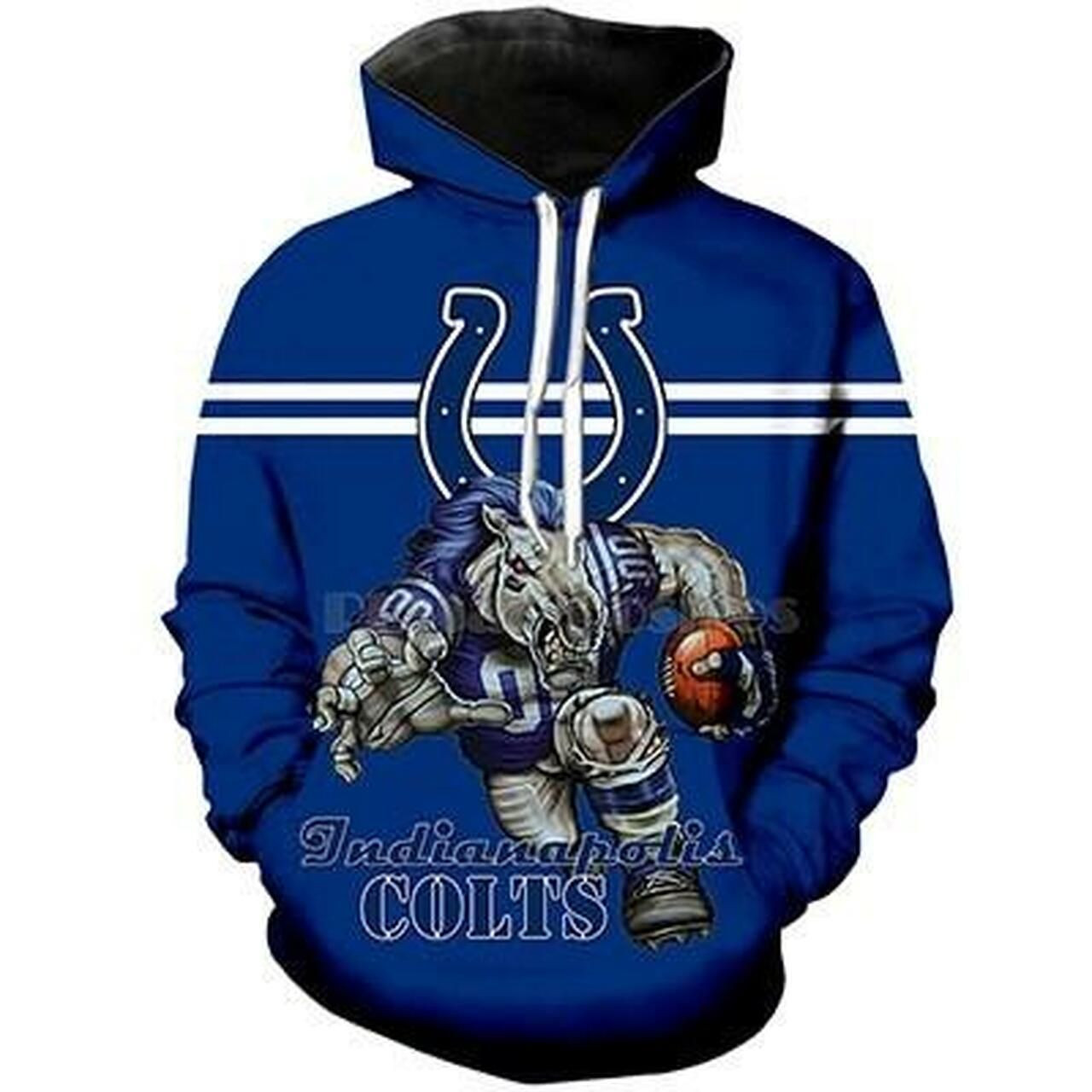 Indianapolis Colts 3D All Over Print Hoodie & Zip Hoodie