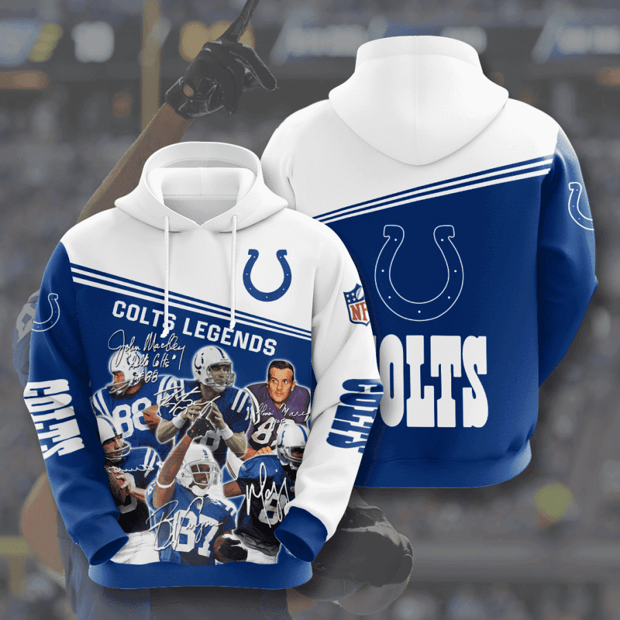 Indianapolis Colts 3D All Over Print Hoodie & Zip Hoodie