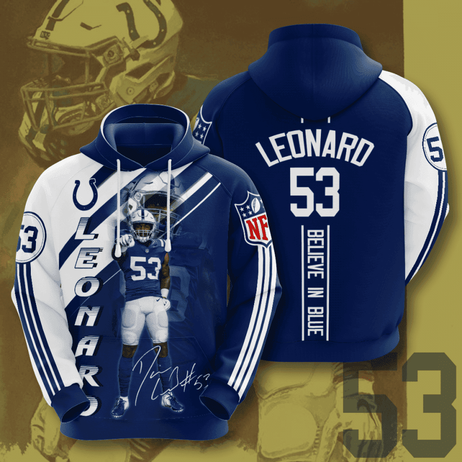 Indianapolis Colts 3D All Over Print Hoodie & Zip Hoodie
