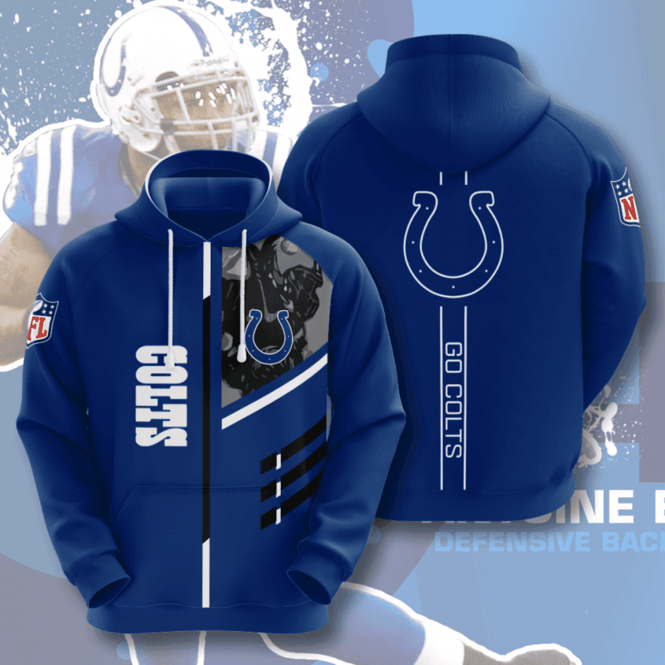Indianapolis Colts American Football 3D All Over Print Hoodie & Zip Hoodie