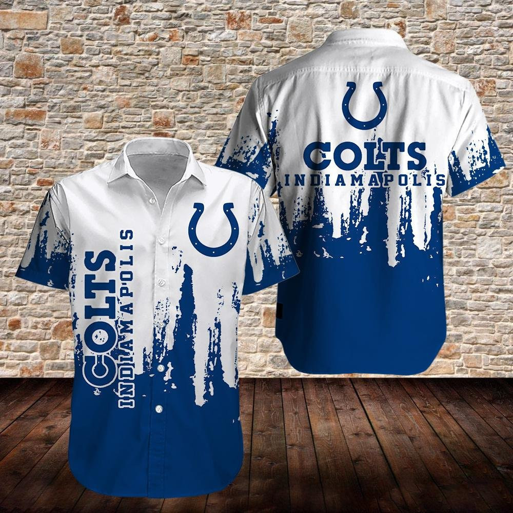 Indianapolis Colts Football Magic Pattern Aloha Hawaiian Shirt for Men & Women