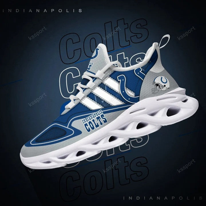 Indianapolis Colts NFL Max Soul Shoes Sneakers for Men And Women – NFL Football Fan Shoes, Team Sneakers