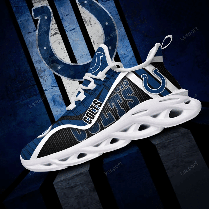 Indianapolis Colts NFL Max Soul Shoes Sneakers for Men And Women – NFL Football Fan Shoes, Team Sneakers