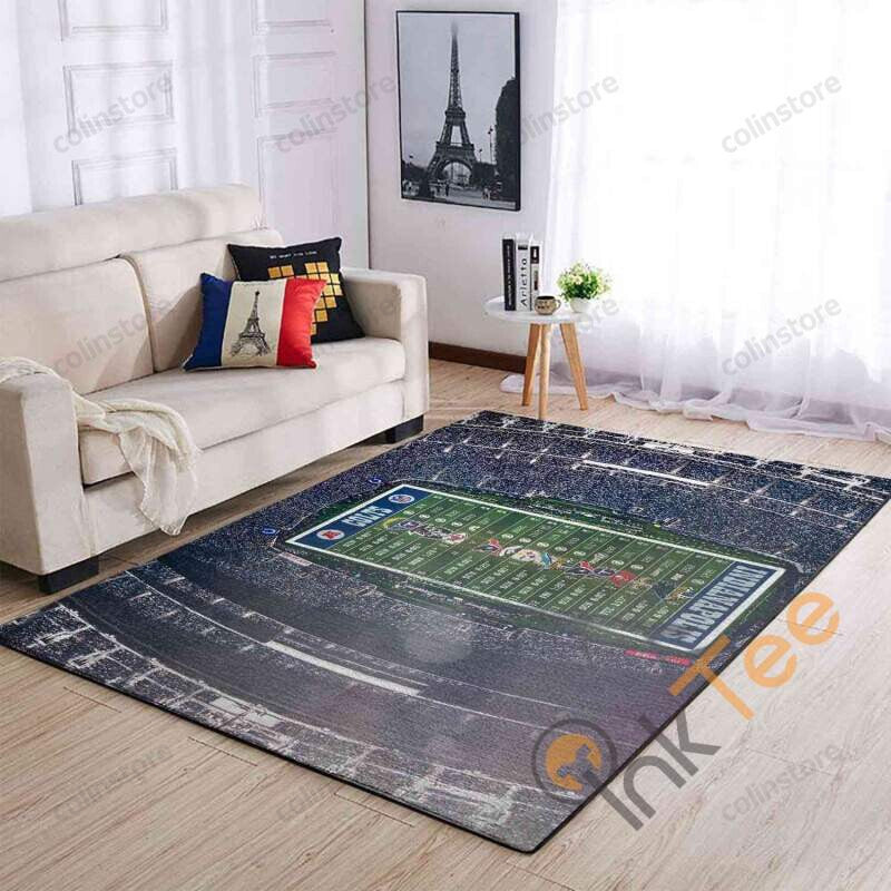 Indianapolis Colts Rectangle Area Rug – Full Print Carpet For Living Room & Bedroom Home Decor