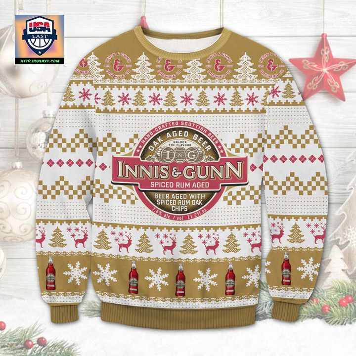 Innis & Gunn Scotland Beer Ugly Christmas Sweater
