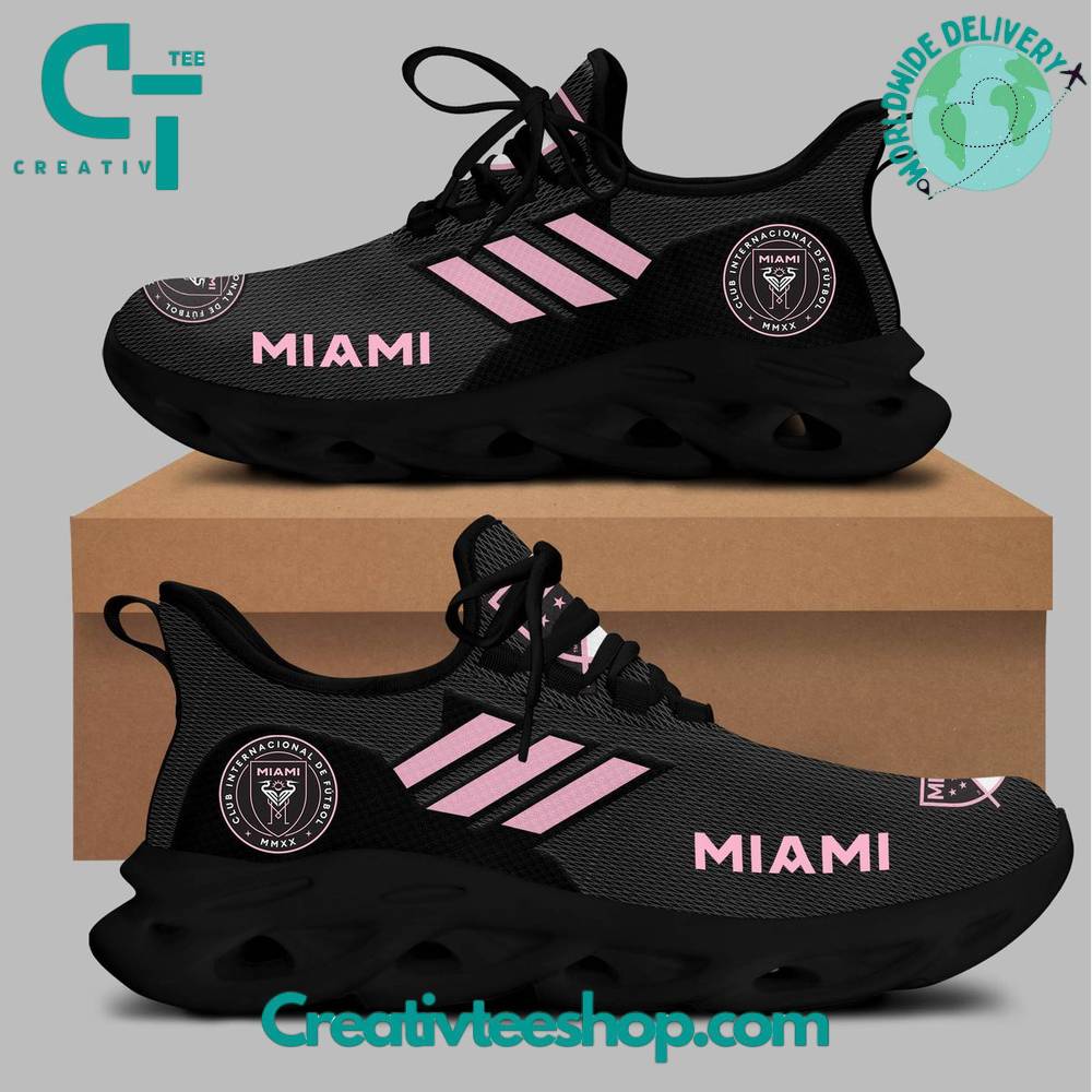 Inter Miami Max Soul Shoes Sneakers for Men And Women – Soccer Fan Shoes, Team Sneakers