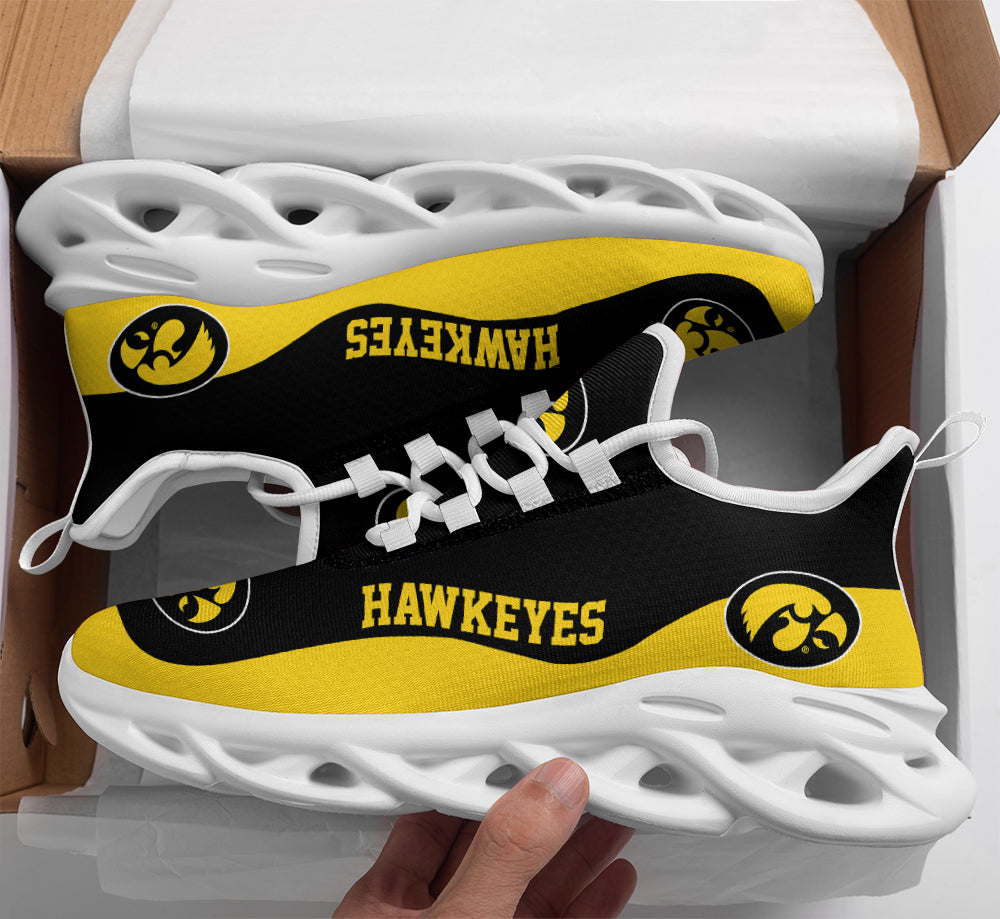 Iowa Hawkeyes Max Soul Shoes Sneakers for Men And Women – NCAA Fan Shoes, Team Sneakers