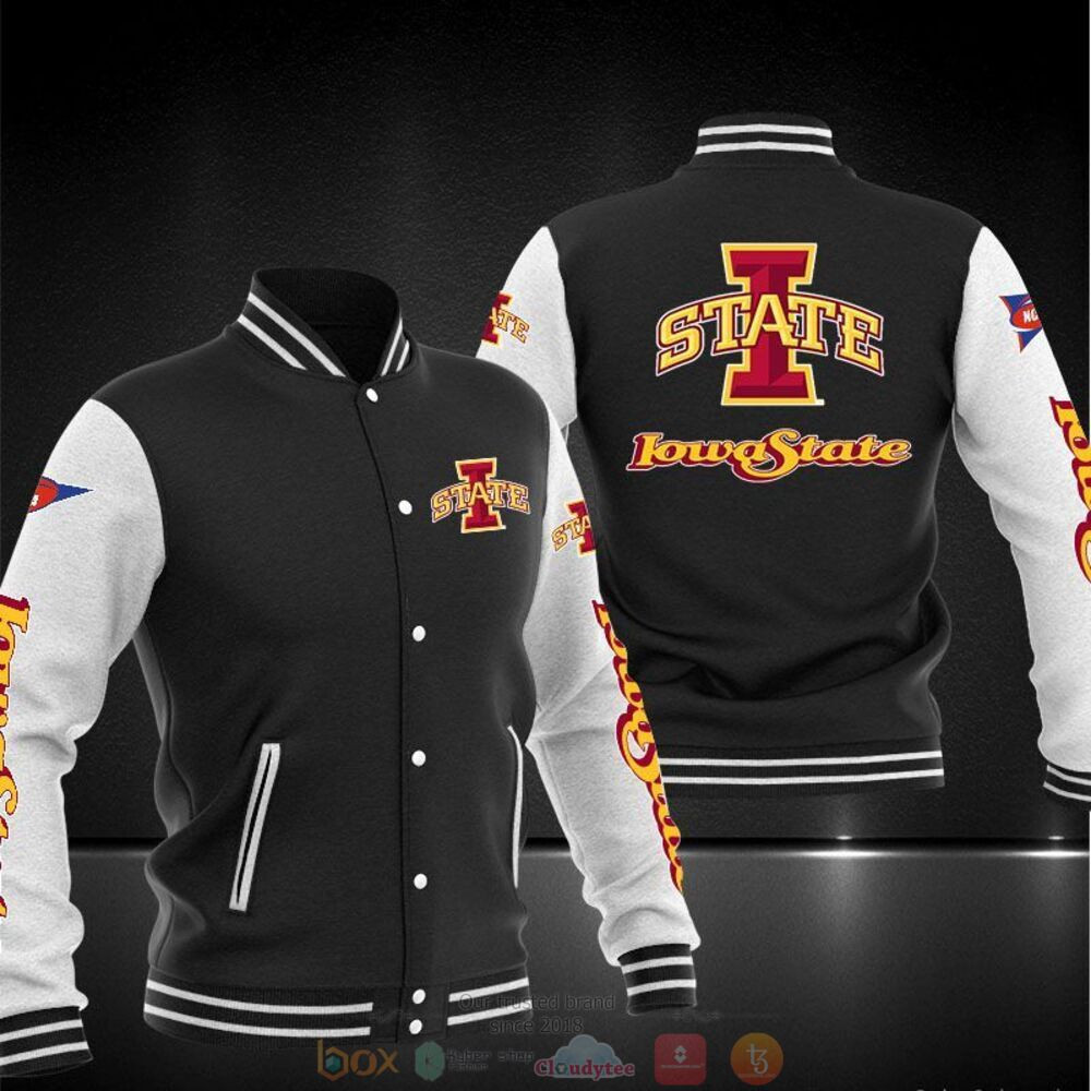 Iowa State Cyclones Varsity Baseball Jacket for Men & Women | NCAA Team Fan Gift