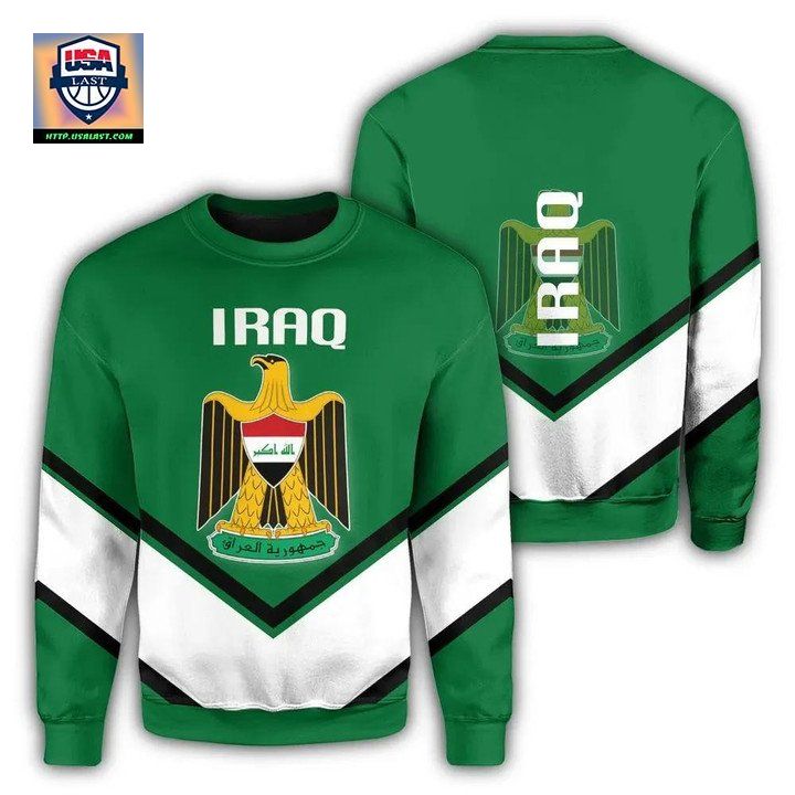 Iraq Coat Of Arms Sweater Lucian Style J5W