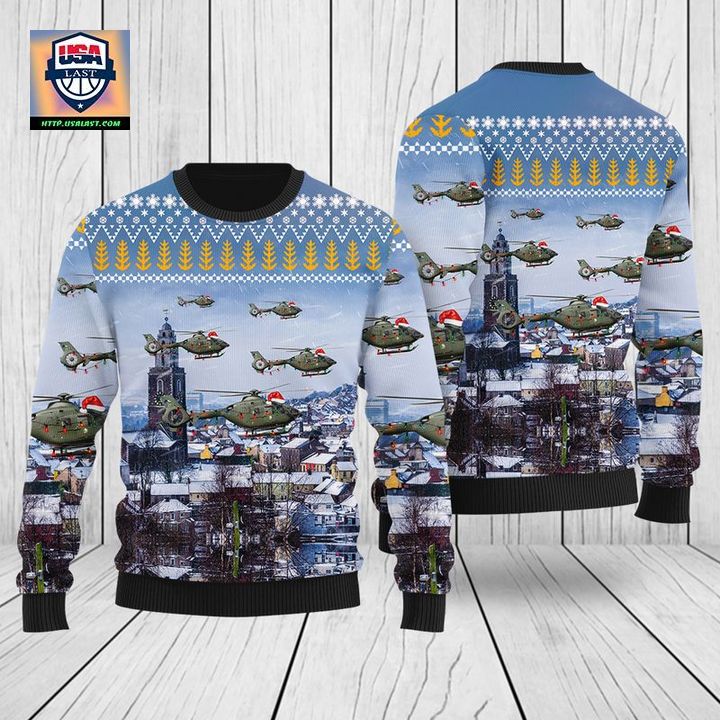 Irish Air Corps An tAerchor Eurocopter EC-135P-2 Christmas Sweater 3D
