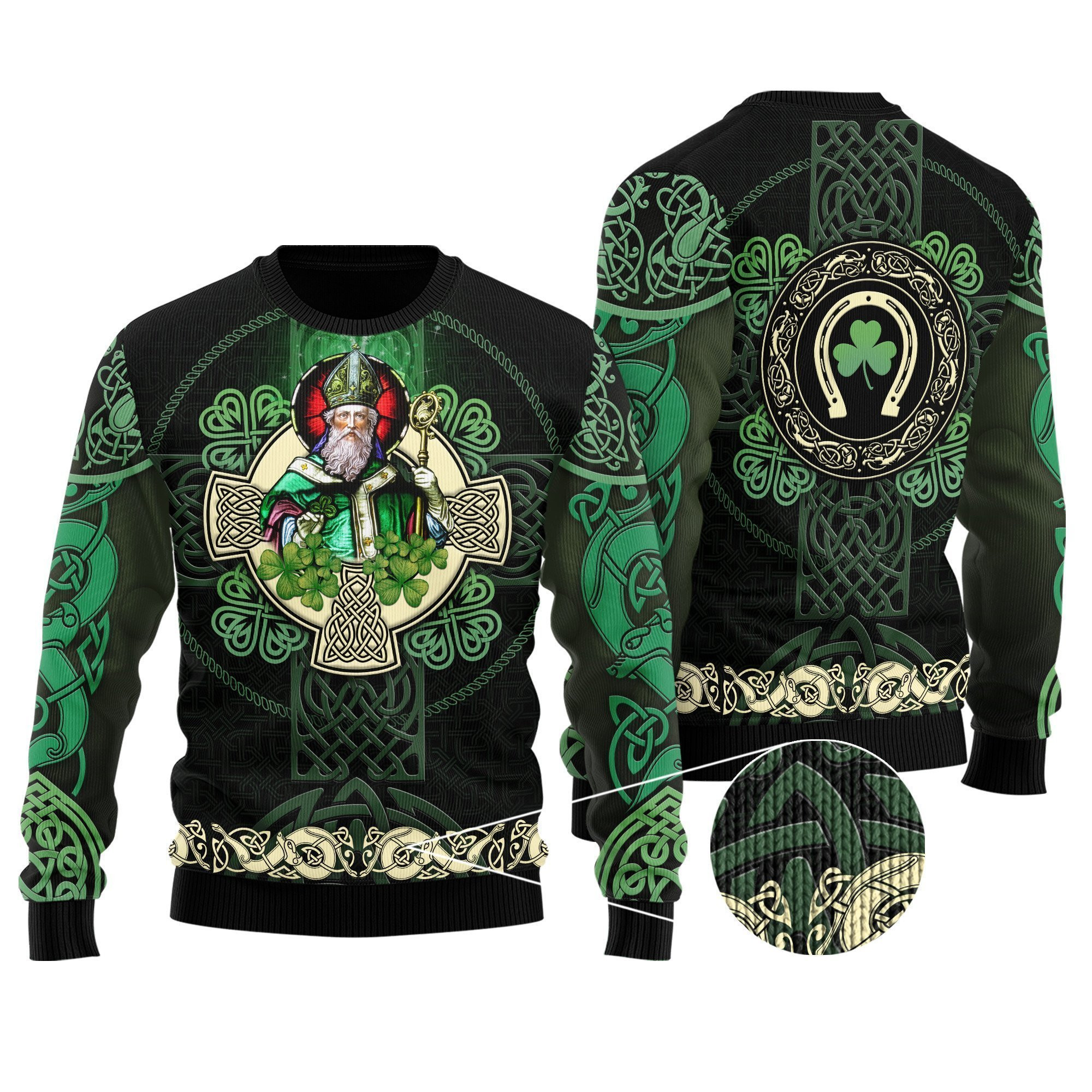 Irish Saint Patrick Day Ugly Christmas Sweater, Perfect Holiday Gift