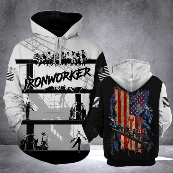 Ironworker 3D All Over Print Hoodie & Zip Hoodie