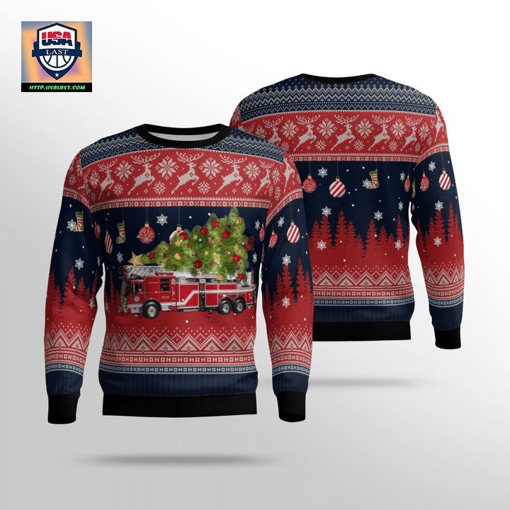 Irving Fire Department AOP Sweater