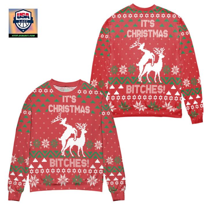 Its Christmas Bitches Ugly Christmas Sweater