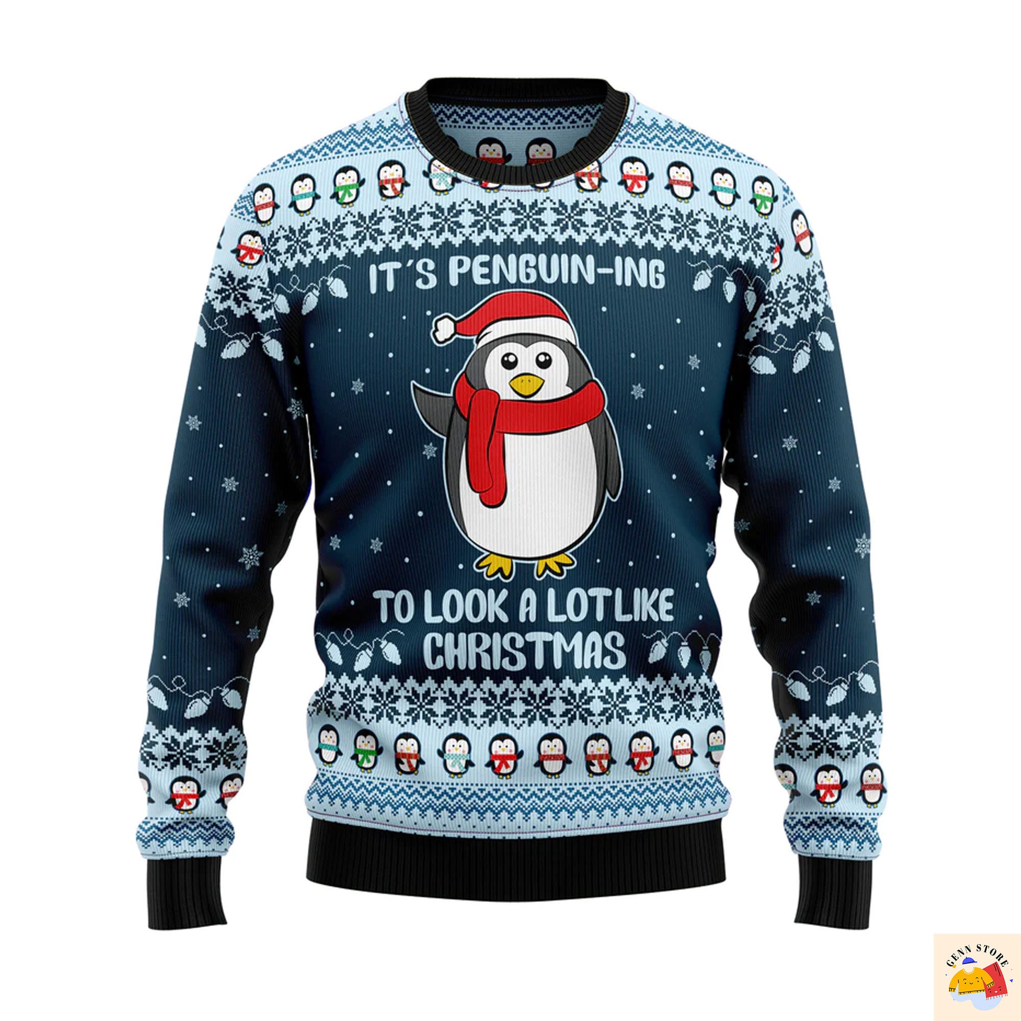 It's Penguin-ing Ugly Christmas Sweater