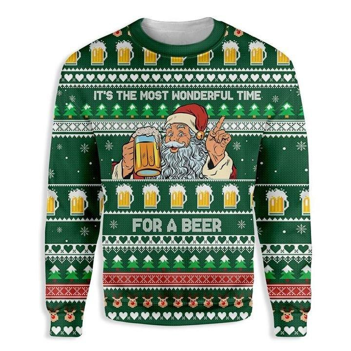 Its The Most Wonderful Occasion For A Beer Ugly Christmas Sweater, Perfect Holiday Gift