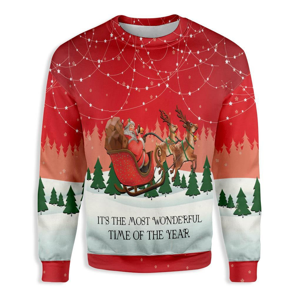Its The Most Wonderful Time Of The Year Ugly Christmas Sweater, Perfect Holiday Gift