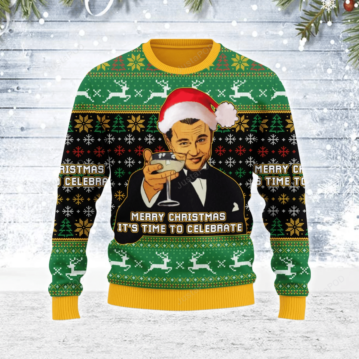 It'S Time To Celebrate Ugly Christmas Sweater, Perfect Holiday Gift