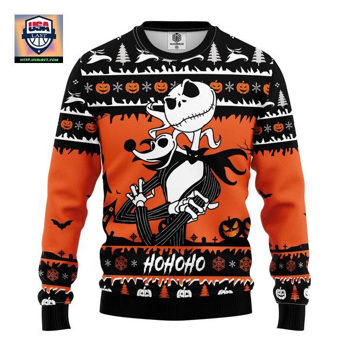 Jack And Zero Nightmare Ugly Christmas Sweater Amazing Gift Idea Thanksgiving Gift
