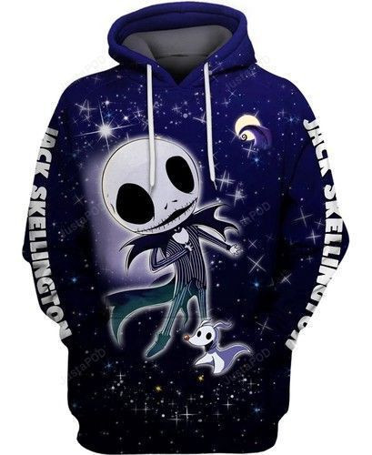 Jack Skellington 3D All Over Print Hoodie & Zip Hoodie