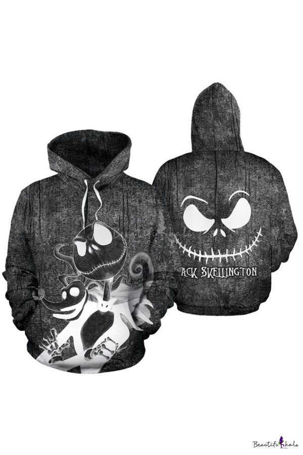 Jack Skellington 3D All Over Print Hoodie & Zip Hoodie