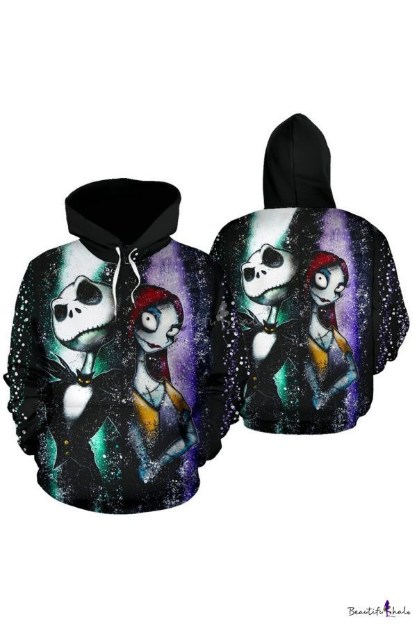 Jack Skellington 3D All Over Print Hoodie & Zip Hoodie